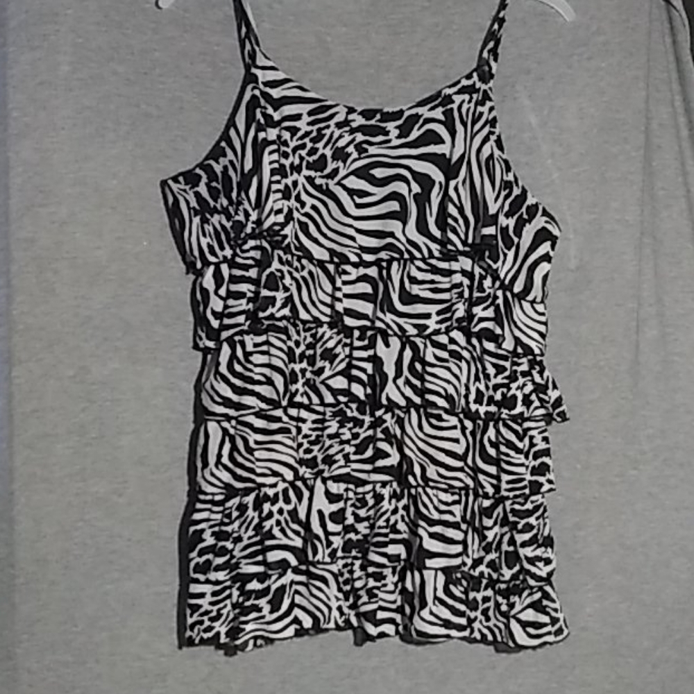 3/$15💲Zebra print summer top
